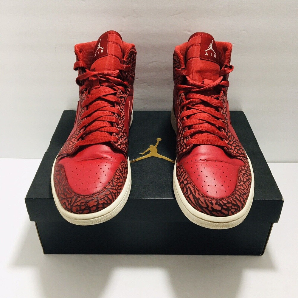 Nike Air Jordan 1 Retro High “Red Elephant” (839115-600) Men 11 Orig Box Receipt